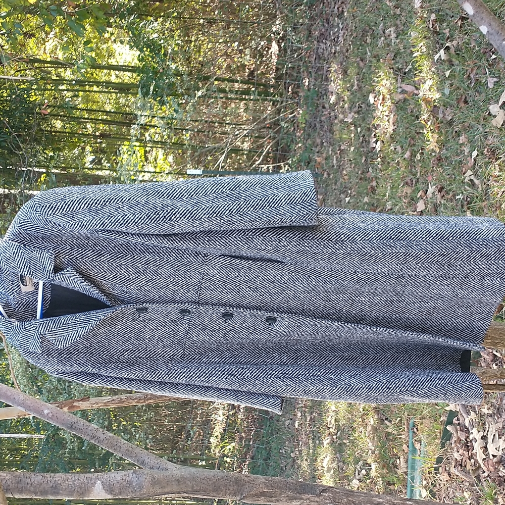 Vintage plus size 80% wool trench coat